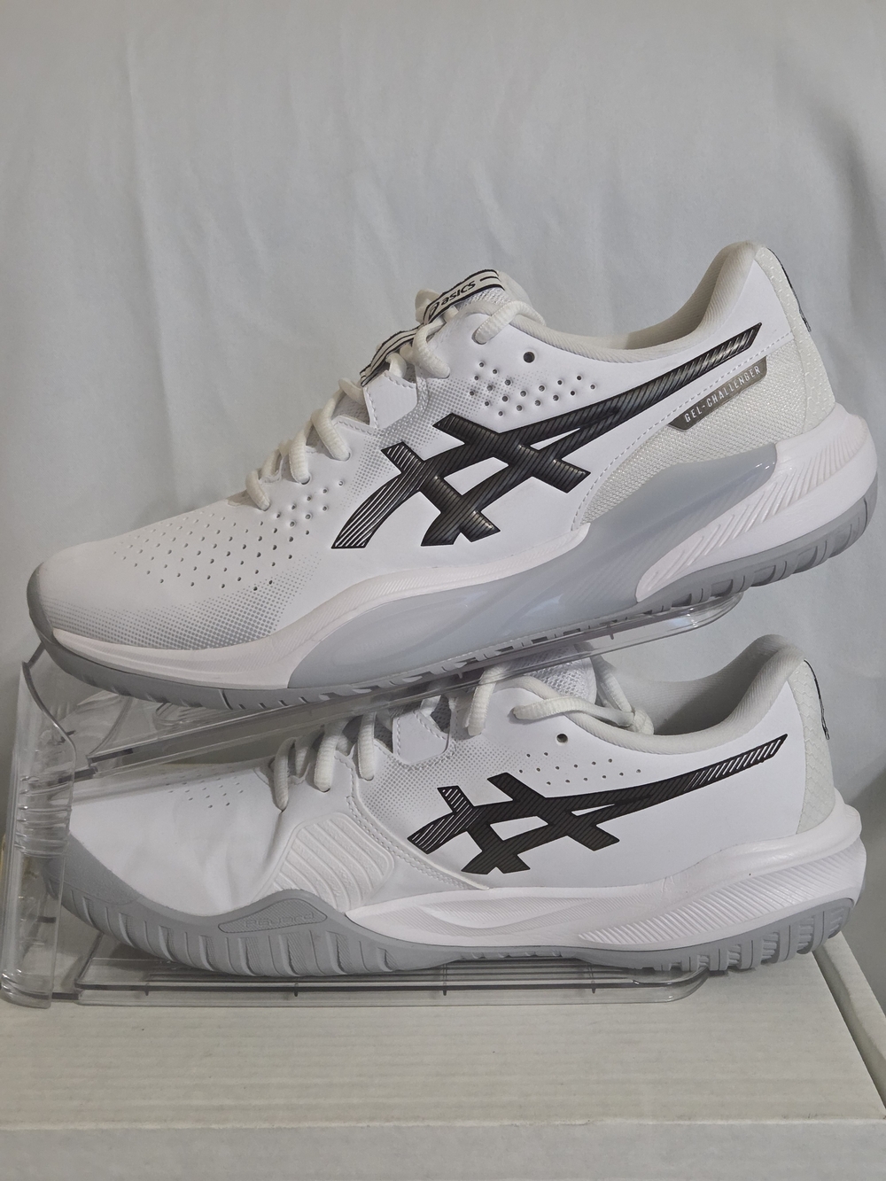 Asics Gel-Challenger 15 White/Gunmetal US Men Size 10.5 - Picture 5 of 11
